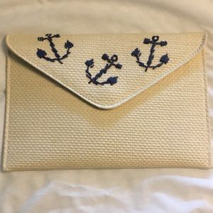 Nautical Woven Clutch